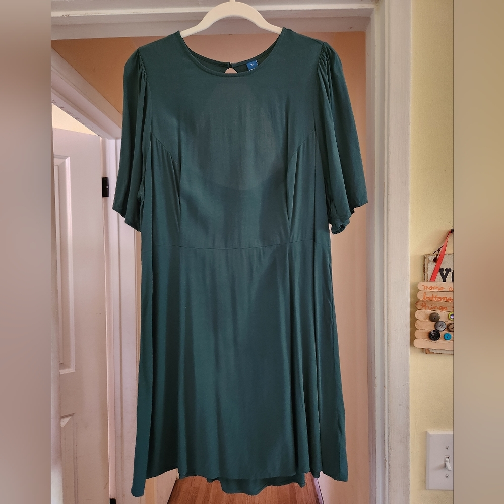 Old navy XL green dress smocked